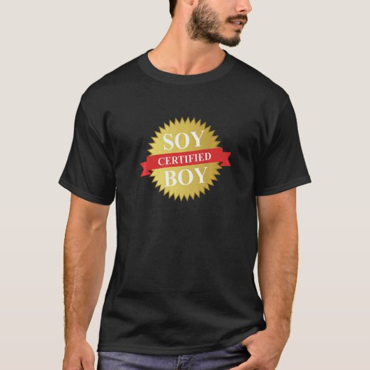 T-shirt CERTIFIED SOY BOY Simp (Devant)