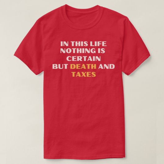 T-shirt Certitude (Design devant)