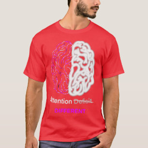 T-shirt Cerveau Adhd différent 1