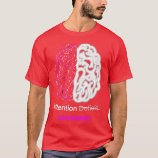 T-shirt Cerveau Adhd différent 1