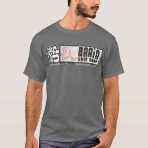 T-shirt cerveau au-dessus de facile