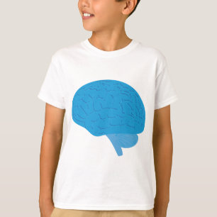 T-shirt Cerveau Bleu