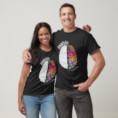 T-shirt Cerveau créatif et analytique Neurosc gauche et dr (Unisexe)
