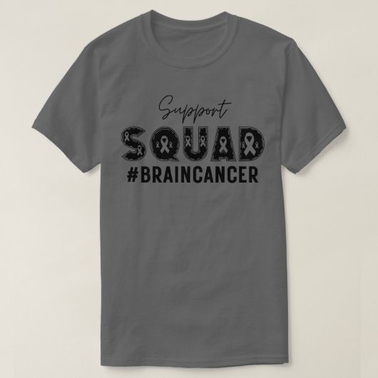 T-shirt Cerveau de l'équipe de soutien 11 (Design devant)