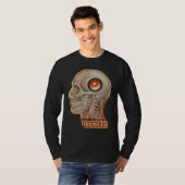 T-shirt Cerveau de woofer de Dubstep (Devant entier)