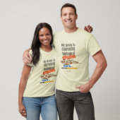 T-shirt cerveau en difficulté technique drôle (Unisexe)