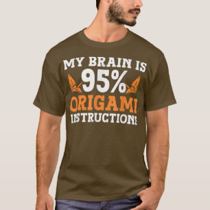 T-shirt Cerveau Est 95 Origami Sculpture Origami Master Or