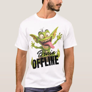 T-shirt Cerveau Hors Ligne