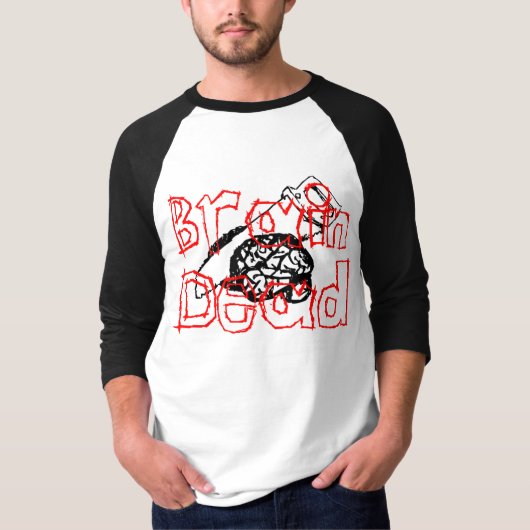 T-shirt Cerveau mort (Devant)