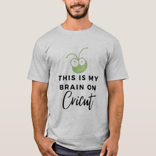 T-shirt Cerveau sur Cricut (Devant)