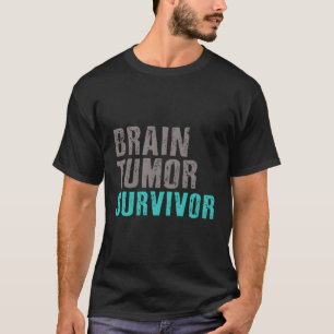 T-shirt Cerveau Tumeur Survivant S Cancer Sensibilisation