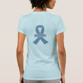 T-shirt cervical de conscience de dystonie (Dos)