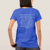 T-shirt cervical de guerrier de dystonie (Dos)