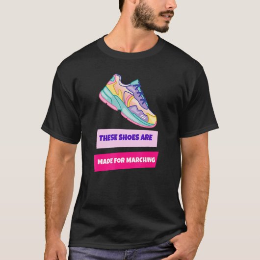 T-shirt Ces Chaussures Sont Fabriquées Pour Marcher L'Acti (Devant)