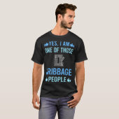 T-shirt Ces gens Cribbage Cribbage (Devant entier)