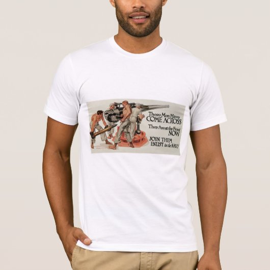 T-shirt Ces hommes sont venus à travers (Devant)