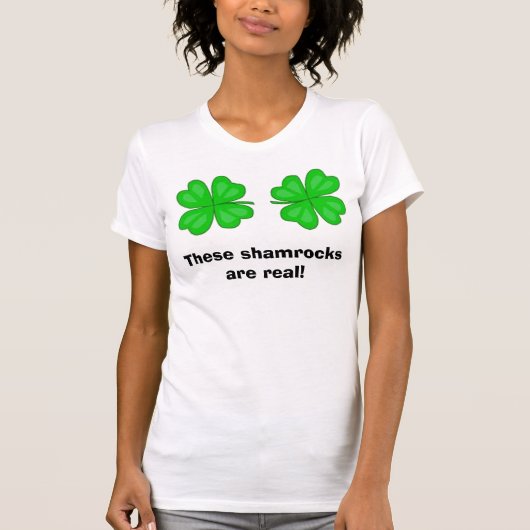 T-shirt Ces shamrocks sont vrais ! (Devant)