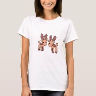 T-shirt Ces Super Simple Deer Femmes Chemise