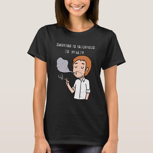 T-shirt Cessez De Fumer Cessez De Fumer Fumer Est Nuisible (Devant)