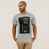 T-shirt Cessez de manger des animaux végétaliens (Devant entier)