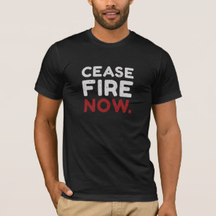 T-shirt Cessez le feu maintenant