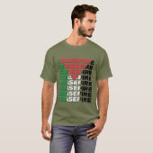 T-shirt cessez-le-feu - Palestine Carte Tee (Devant entier)