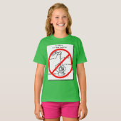T-shirt Cessez l'inclinaison (Devant entier)