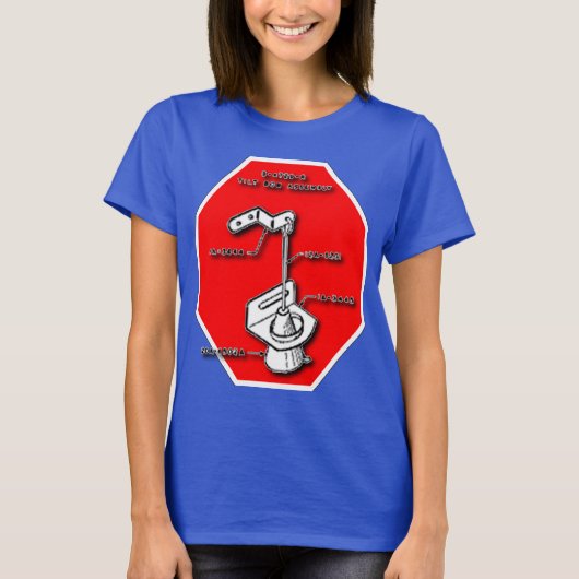 T-shirt Cessez l'inclinaison (Devant)