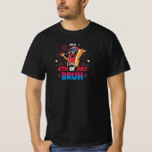 T-shirt "C'est 4 juillet, Bruh !" Funny Hotdog Fireworks D (Devant)