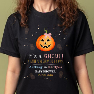 T-shirt C'est A Ghoul ! Baby shower d'Halloween petit Citr