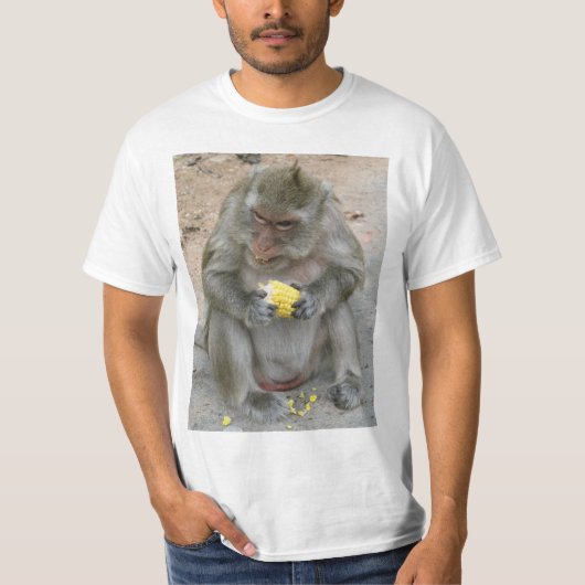 T-shirt C'est à moi ! ! ... Singe Macaque thaïlandais sauv (Devant)