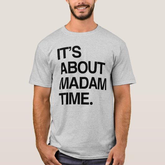 T-shirt C'est à propos de Mme Time (Devant)