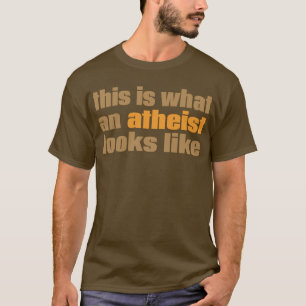 T-shirt C'est à quel athée ressemble