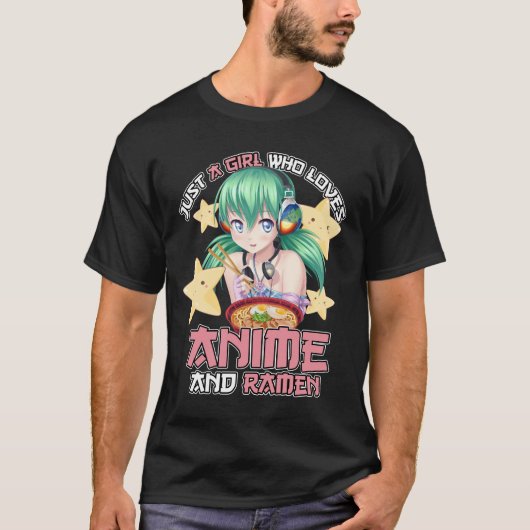 T-shirt C'Est Amusant, Juste Une Fille Qui Aime L'Anime Et (Devant)