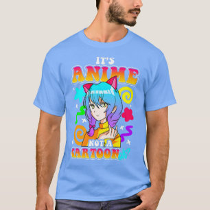 T-shirt C'est Anime Not A Cartoon Girls Kawaii Japan T
