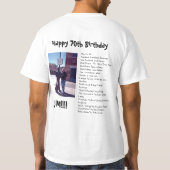 T-shirt C'est anniversaire de JIM Mahoney ! (Dos)