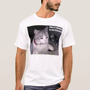 T-shirt C'est approprié à mes intérêts