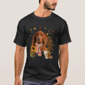 T-shirt C'est Automne Y All Redbone Coonhound Chien Thanks (Devant)