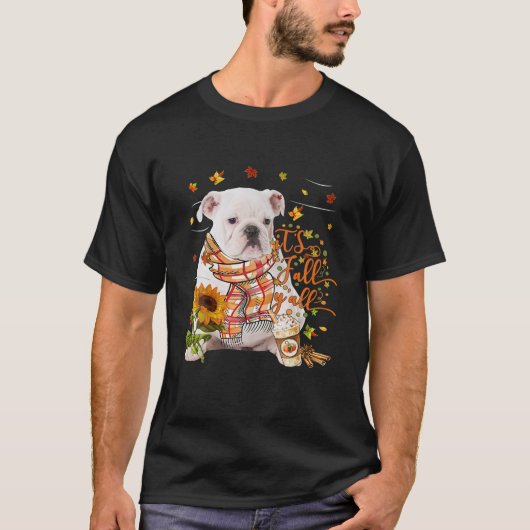 T-shirt C'est Automne Y Tous Anglais Chien Chien Chien Tha (Devant)
