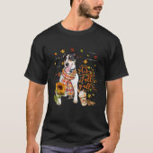 T-shirt C'est automne Y Tous Fluent Fox Terrier Chien (Devant)