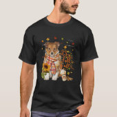 T-shirt C'est automne Y Tout Shetland Sheepdog Chien Thank (Devant)