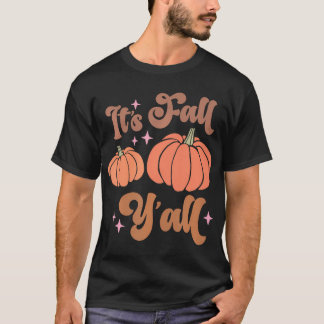 T-shirt C'est Automne Y'All Country Citrouille Automne