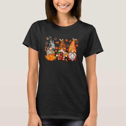 T-shirt C'est Automne Y'all mignon Gnomes Citrouille Autum (Devant)
