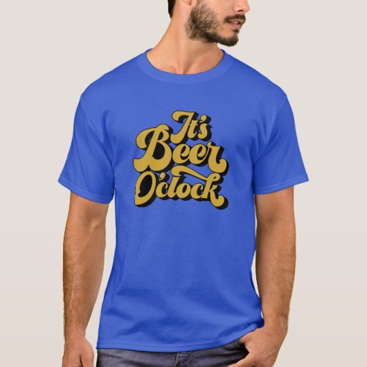 T-shirt C'est Beer O'Clock (Devant)
