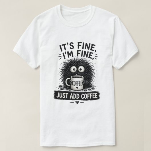 T-shirt C'est Bien, Ajoutez Simplement l'Art du Monstre du (Design devant)