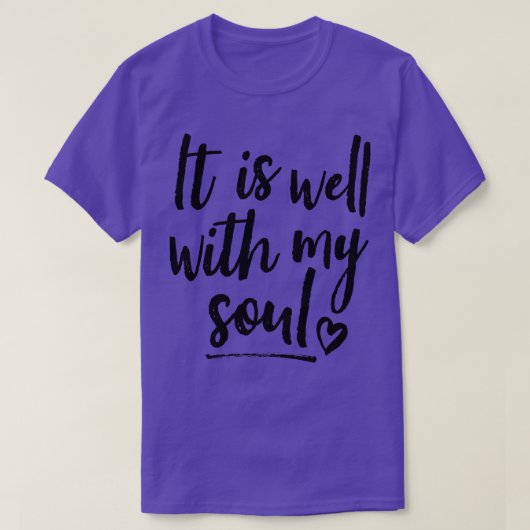 T-shirt C'Est Bien Avec Mon Âme (Design devant)