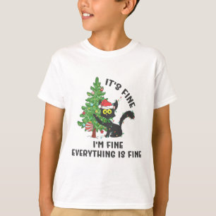 T-shirt C'est Bien Je Suis Bien Tout Va Bien Elf Noël Tapi