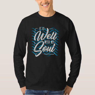 T-shirt C'est bien mon âme Christian Inspirational Hymn En