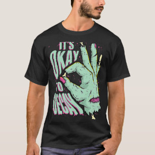 T-shirt C'est bon de décomposer la trick Zombie Halloween