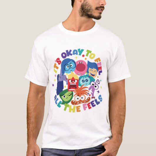 T-shirt C'est bon de sentir tous les sentiments de santé m (Devant)